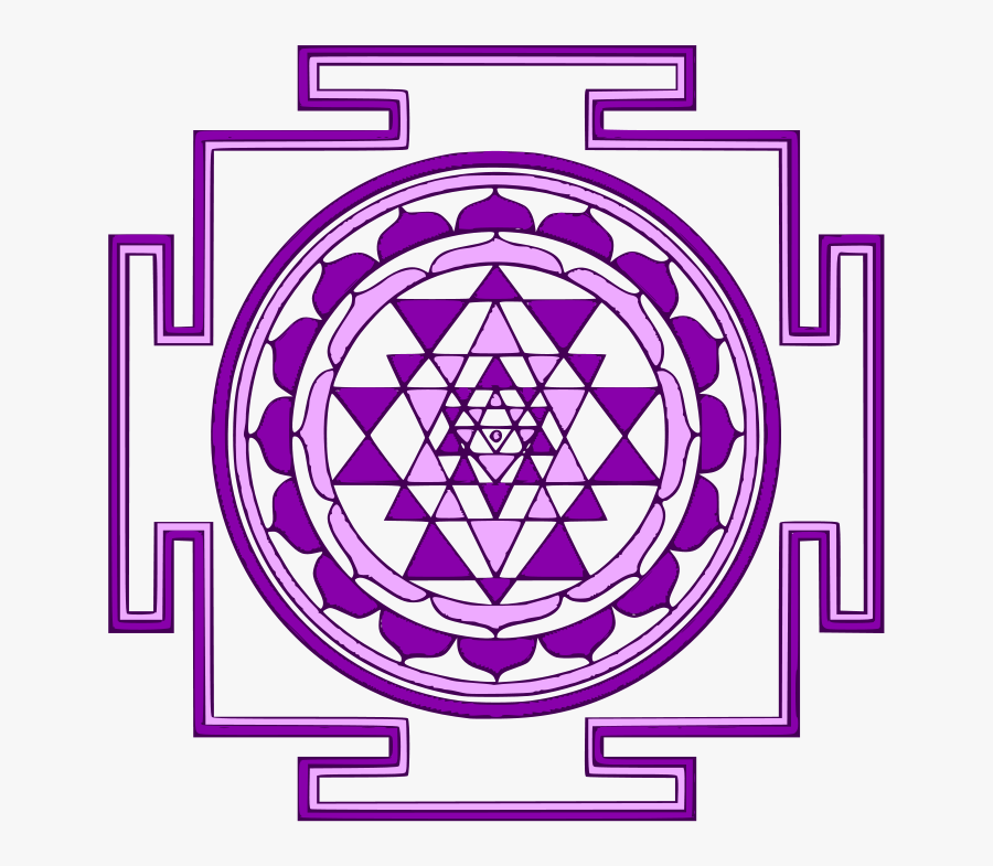 Mandala - Shri Yantra, Transparent Clipart