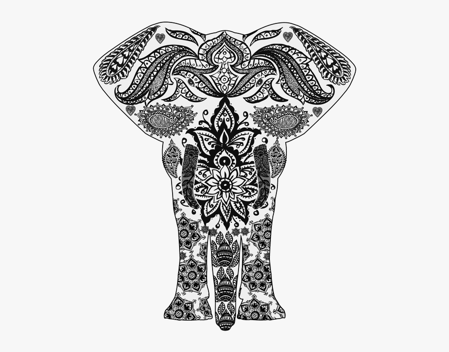 Download Elephant Line Art Mandala Png Mandala Elephant Transparent Background Free Transparent Clipart Clipartkey
