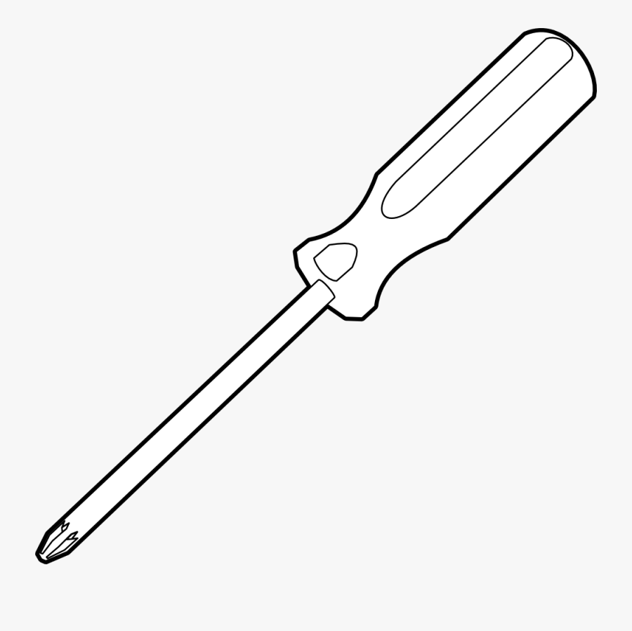 Screw-up - Clipart - Phillip Head Screwdriver Drawing , Free