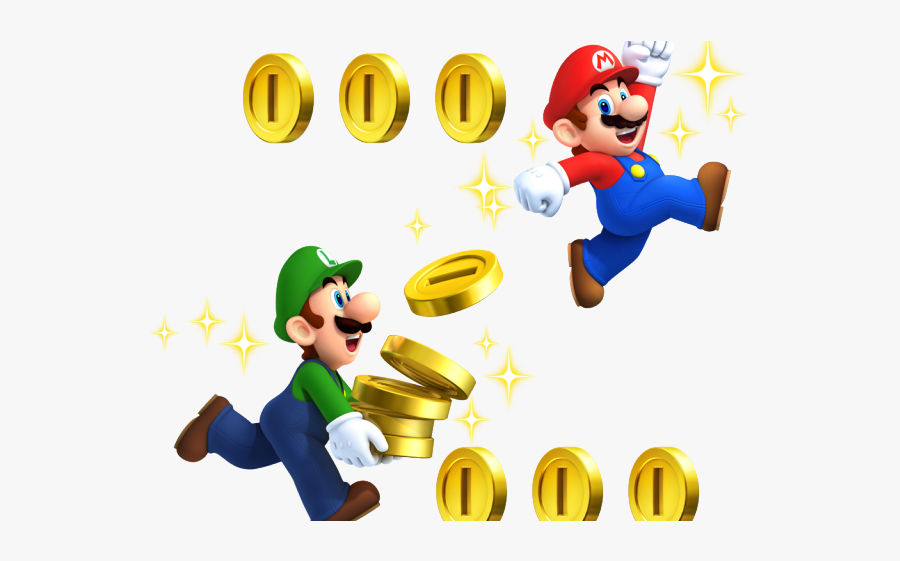 Mario And Luigi Coins, Transparent Clipart