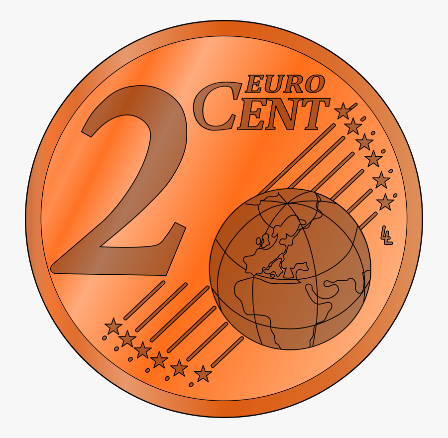 Banner Freeuse Penny Euro Coin Nickel - 5 Cent Coin Clipart, Transparent Clipart
