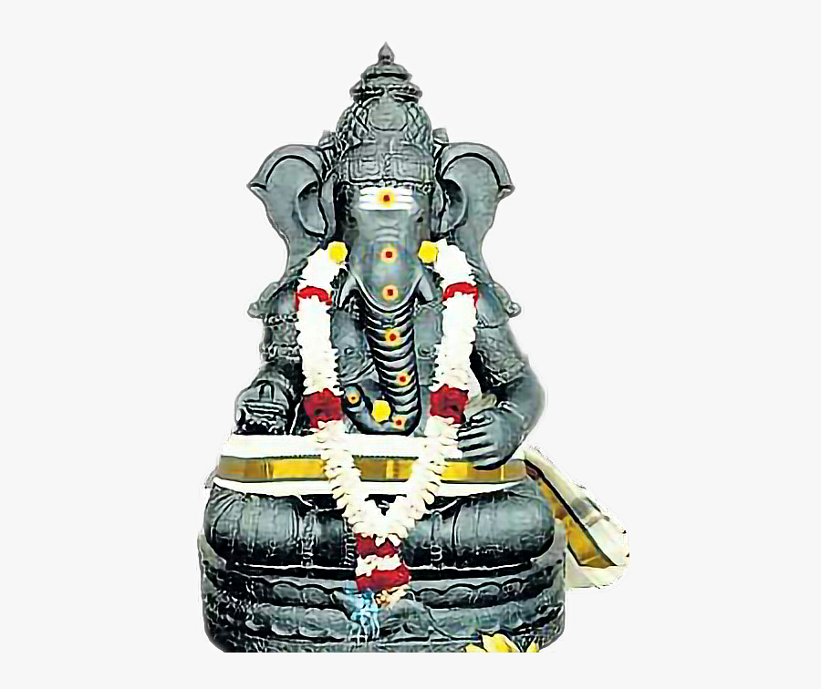 #vinayagar #ganapathy #god #eegarai - Vinayagar Statue In Temple, Transparent Clipart