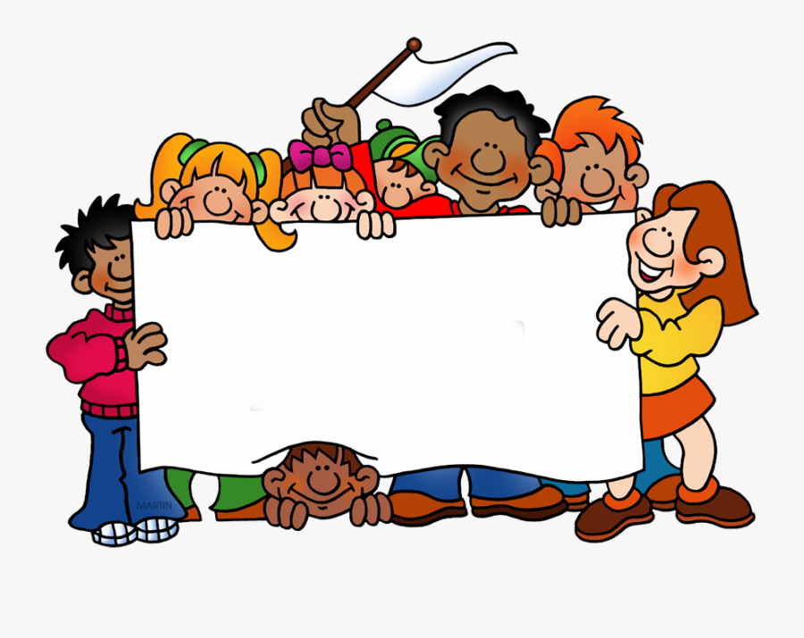 Gang With Blank Poster - Happy Summer Vacation For Kids, Transparent Clipart