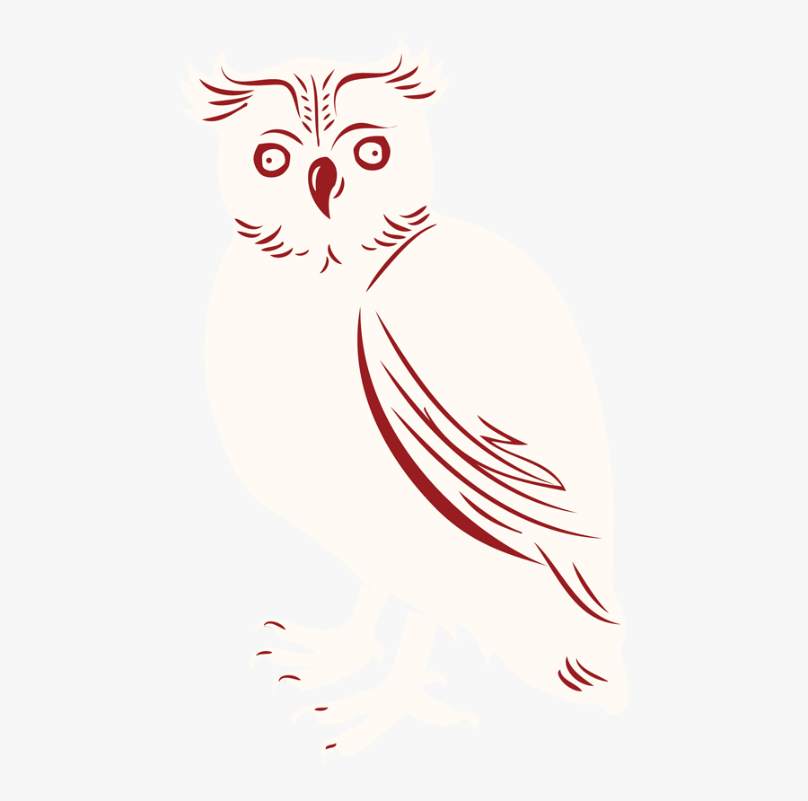 Redowl - Owl, Transparent Clipart