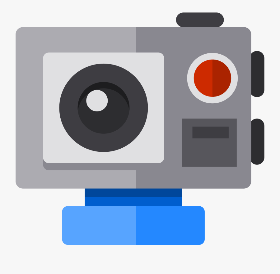 Gopro Icon Cartoon Transprent - Cartoon Gopro, Transparent Clipart