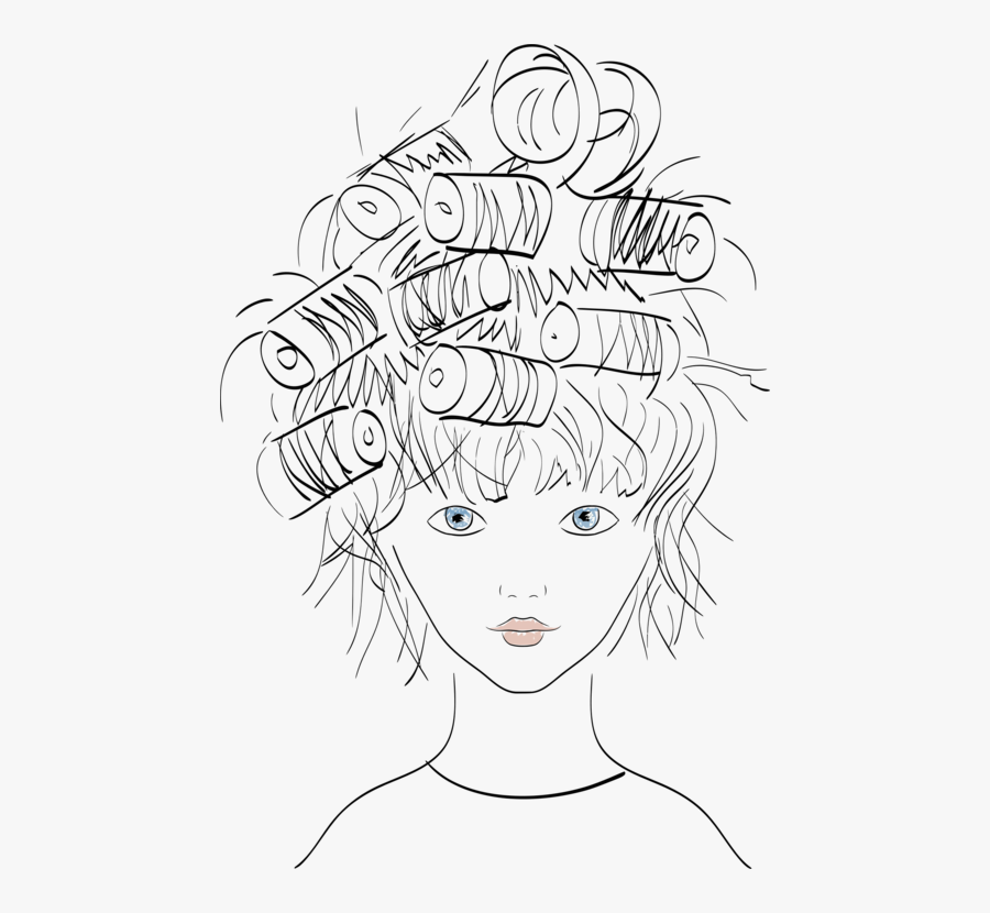 Hairstyle,monochrome Photography,hair - Desenhos Tumblr Para Colorir, Transparent Clipart