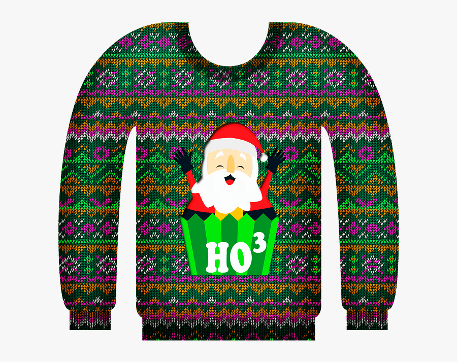 Ugly Christmas Sweater Free, Transparent Clipart