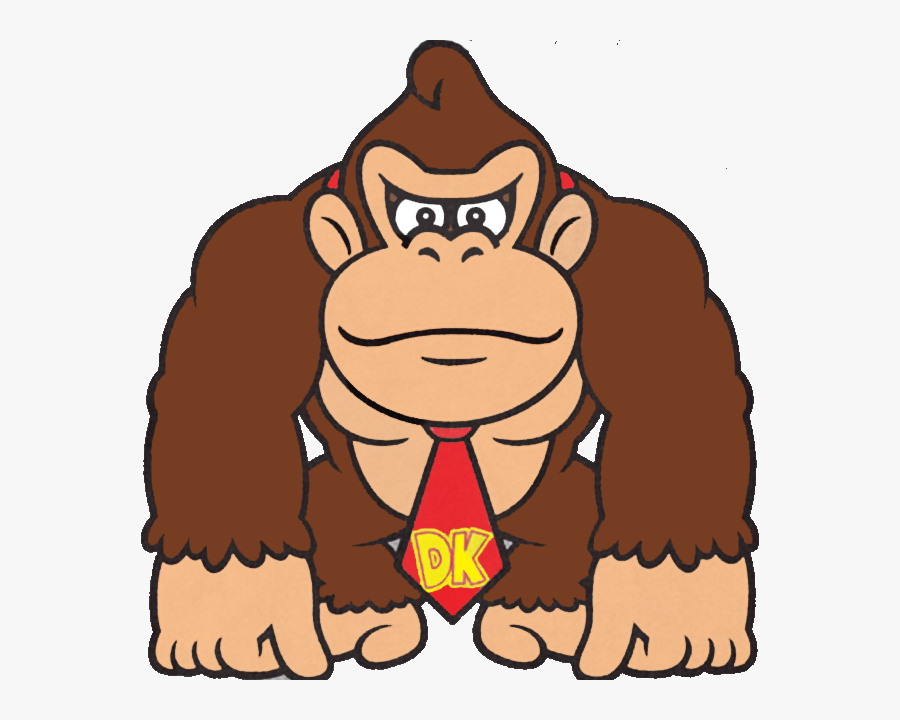 Paper Shin A - Donkey Kong Clipart, Transparent Clipart