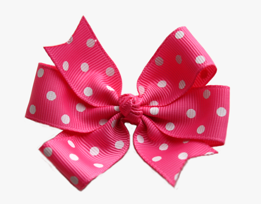 Inch Baby Pink - Polka Dots Pink Ribbon, Transparent Clipart