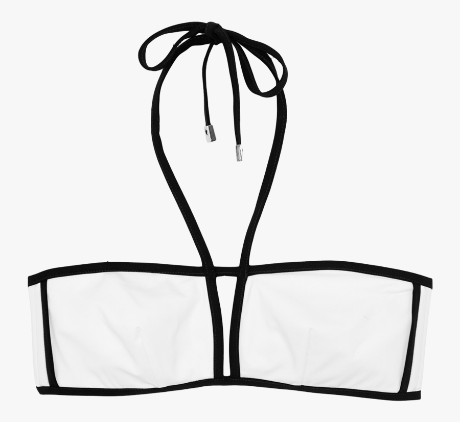 Araks White Bandeau, White Bikinis, Bandeau Bikini, - Lingerie Top, Transparent Clipart