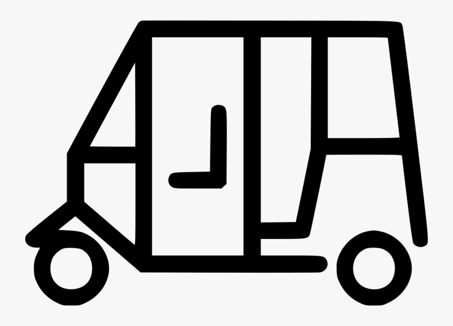 Auto Rickshaw Automobile Comm - Symbol Of E Rickshaw, Transparent Clipart