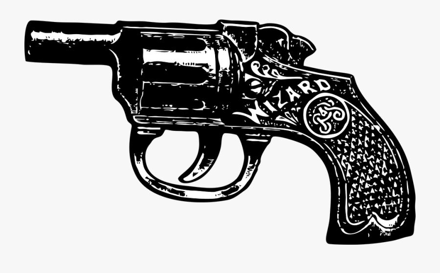 Pistol, Vintage Pistol, Gun, Vintage, Weapon, Handgun - Gun Clipart Png, Transparent Clipart