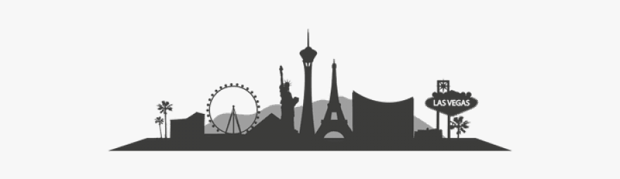 Las Vegas Skyline Png, Transparent Clipart