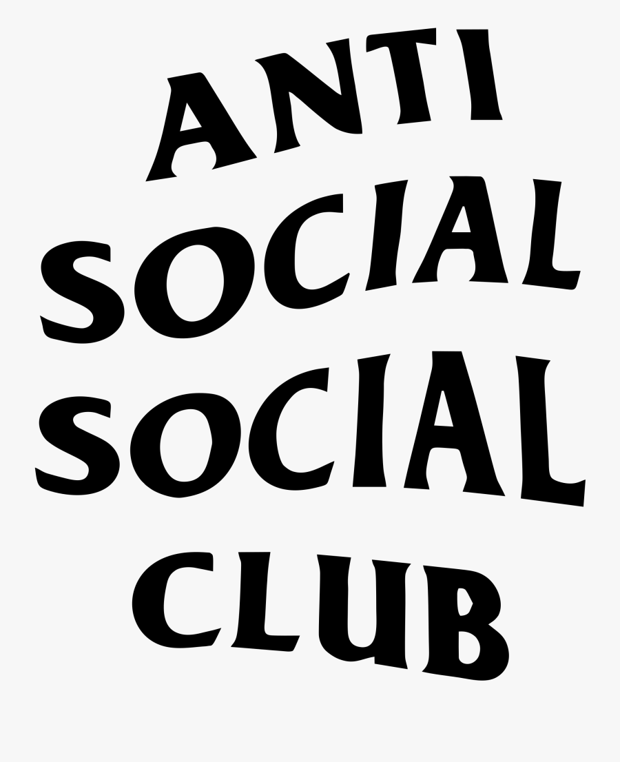 Anti Social Social Club Transparent - Anti Social Social Club Psd, Transparent Clipart