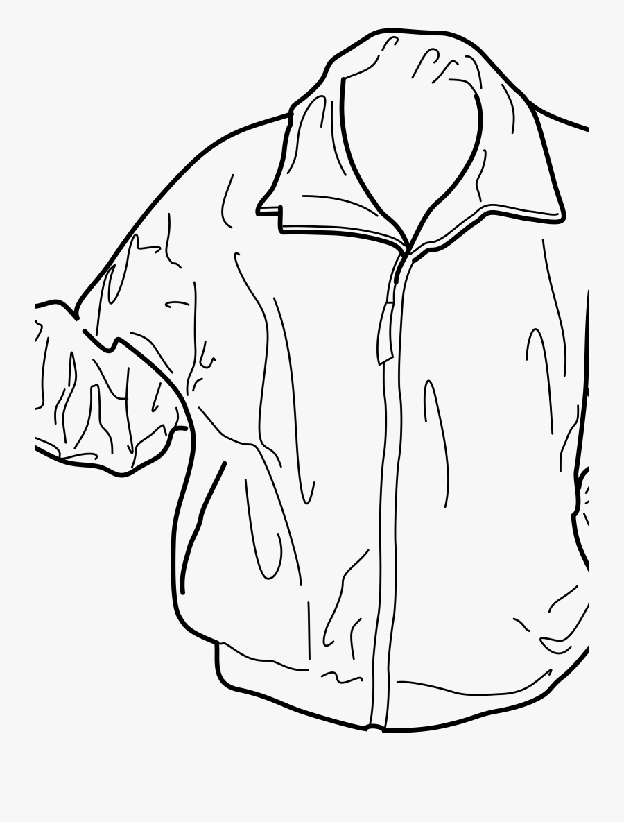 Jacket White And Black Clip Art , Transparent Cartoons - Jacket Clip Art, Transparent Clipart