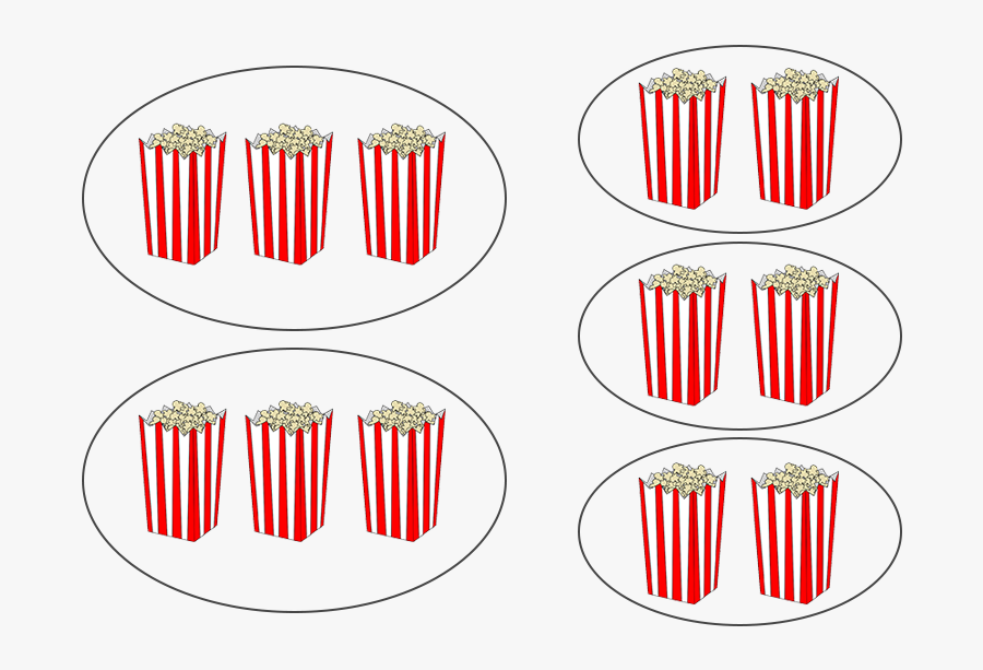 Multiplication Division Same But Different Popcorn - Same But Different Math, Transparent Clipart