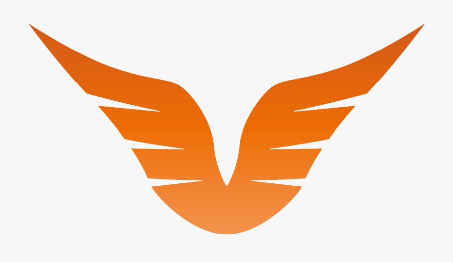 Orange,logo,wing,clip - Logo, Transparent Clipart