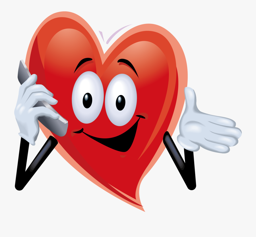 Heart Humour Valentine"s Day Clip Art - Happy Heart Png Free, Transparent Clipart