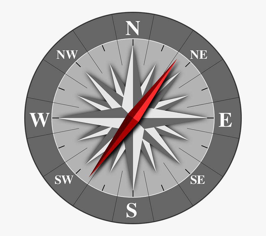 Transparent Passover Clipart - Compass Pointing North East, Transparent Clipart
