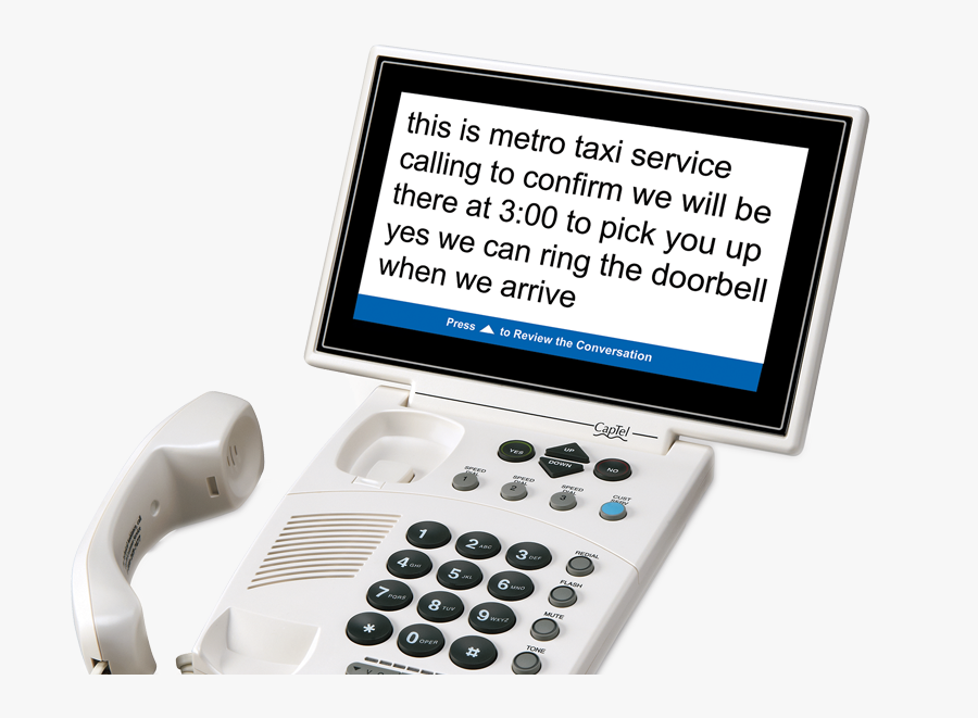 Captel 880i Captioned Telephone - Captel Phone, Transparent Clipart