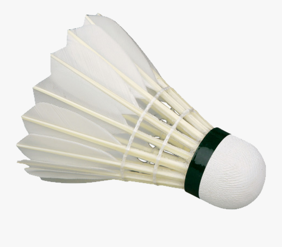 White Shuttlecock / Featherball Png Image - Badminton Equipment And Facilities, Transparent Clipart