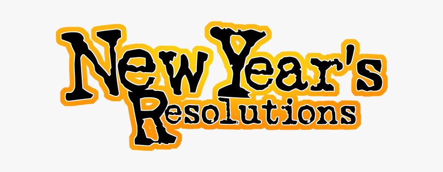 New Year Resolution Png - New Year Resolution Text, Transparent Clipart