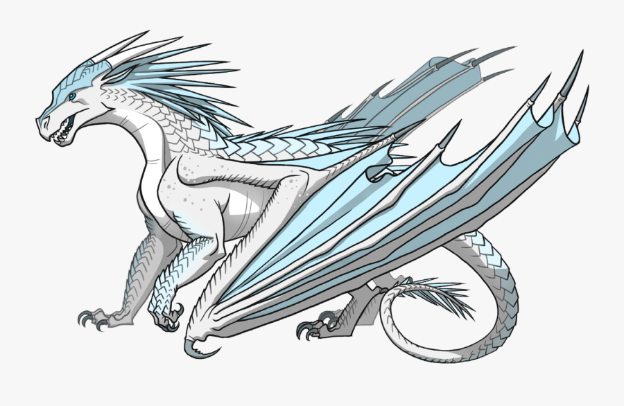 Wings Of Fire Wiki - Icewing Wings Of Fire Dragons, Transparent Clipart