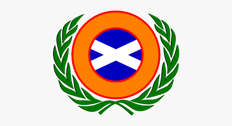 Glasgow Utd Badge Template Clip Art - Transparent Wreath Black And White, Transparent Clipart