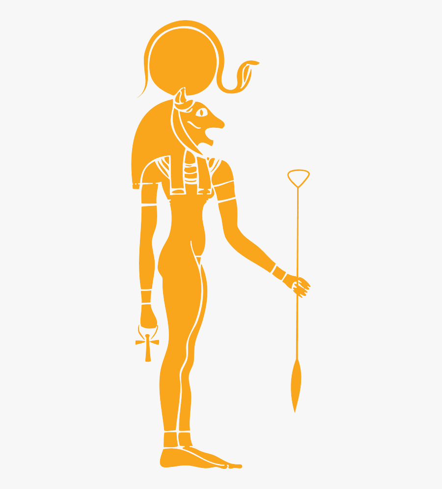 Sekhmet - Egyptian Gods And Goddesses, Transparent Clipart