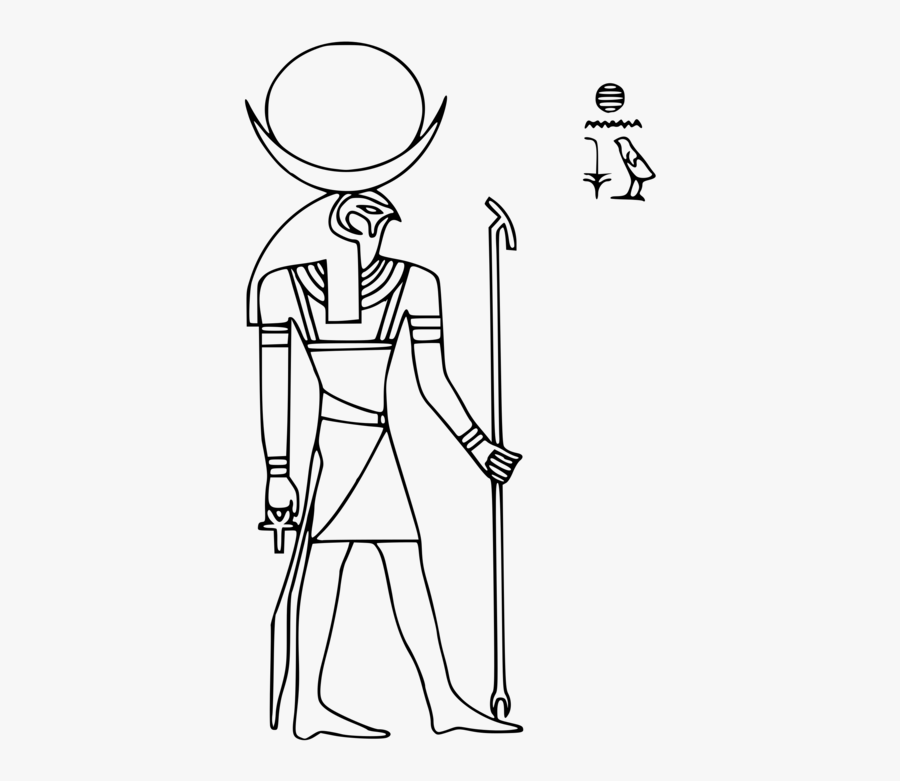 Artwork,shoe,monochrome - Ra Egyptian God Drawing, Transparent Clipart