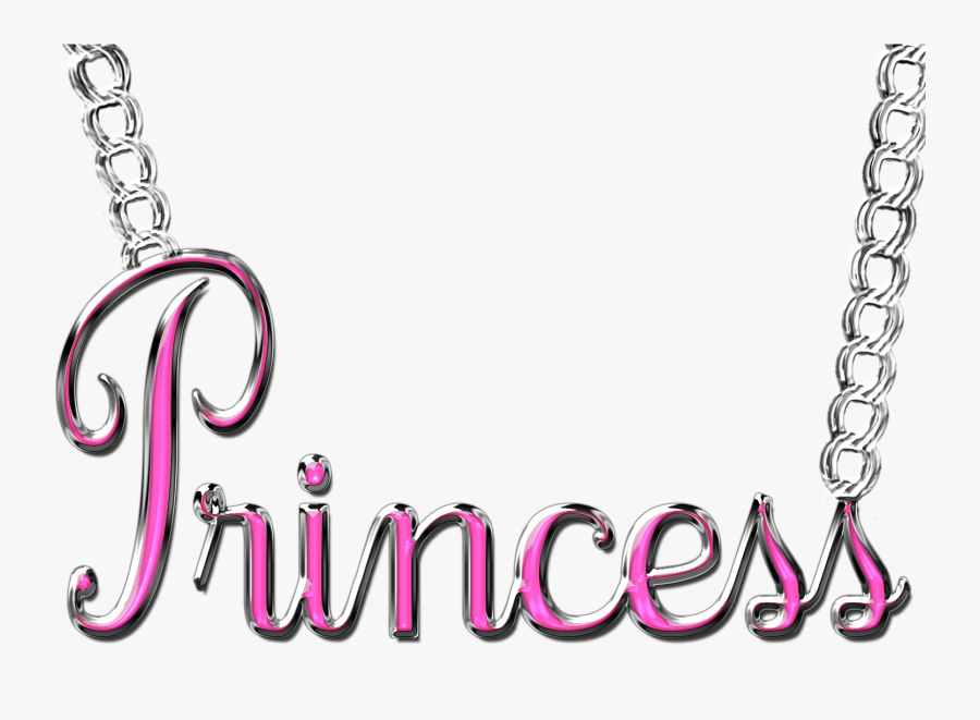 Graphic Free Stock Word Princess Necklace Png By Princessdawn - Princess Necklace Transparent Background, Transparent Clipart