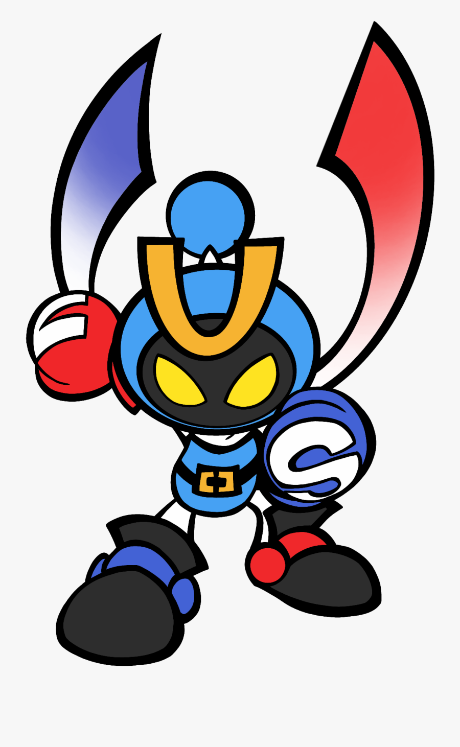 Magnet Clipart Red Blue - Super Bomberman R Magnet Bomber, Transparent Clipart