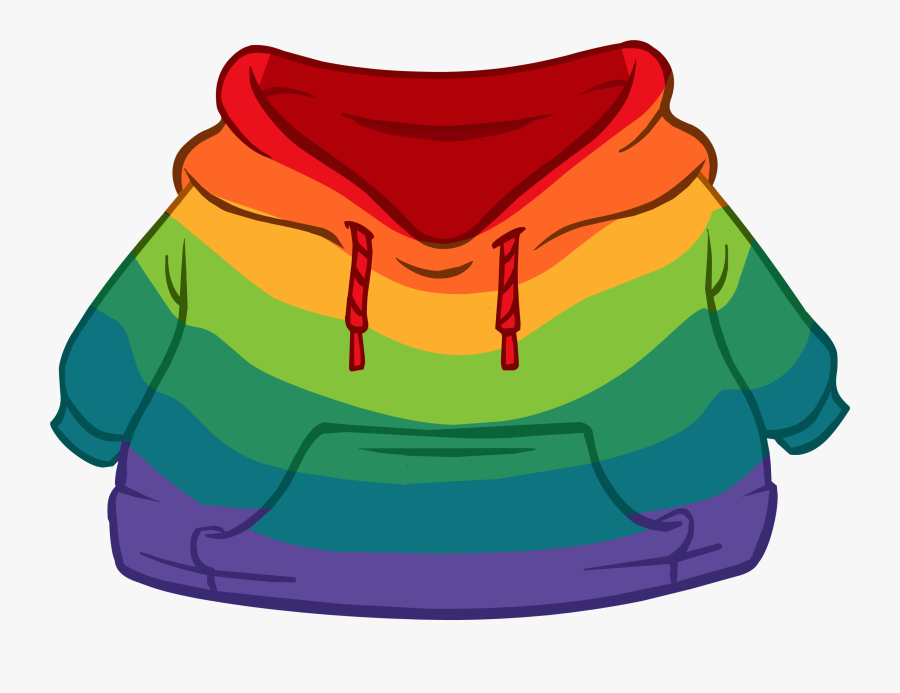 Jacket Clipart Hoodies - Club Penguin Character Clothes, Transparent Clipart