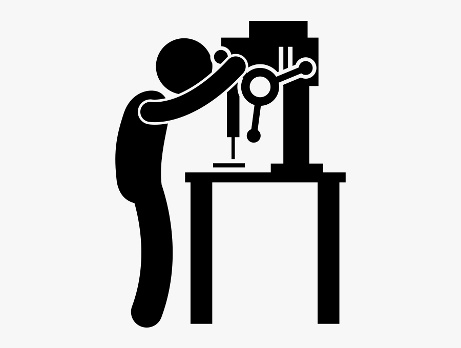 Craft Workshop - Factory Worker Icon Png, Transparent Clipart