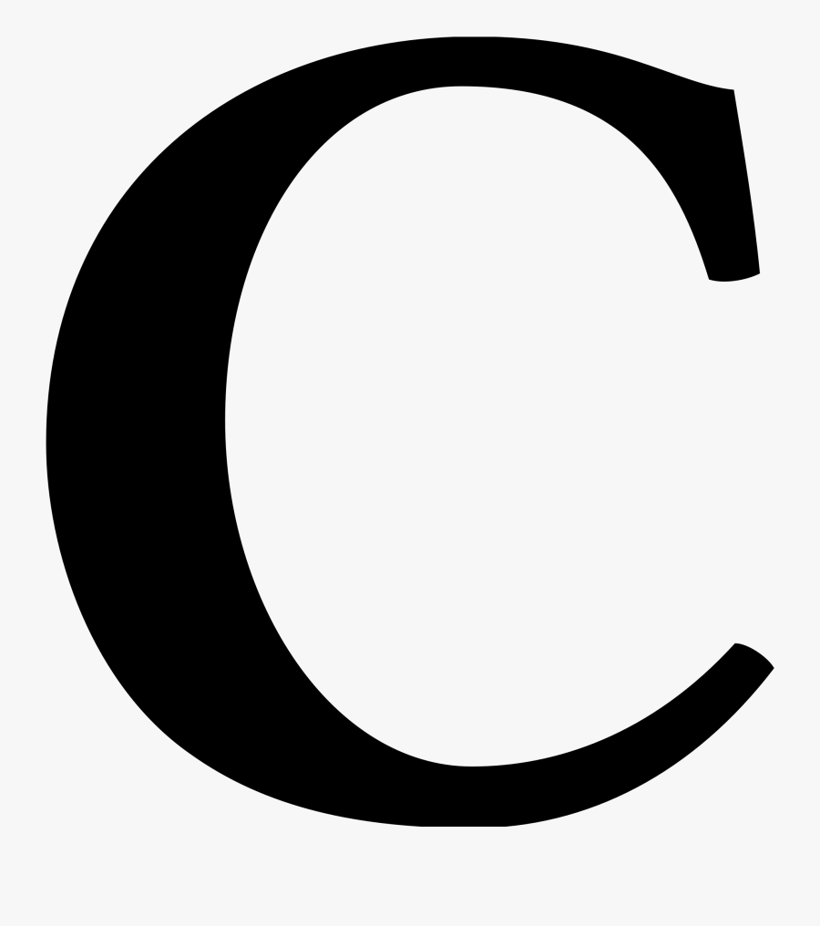 C E Diagram - C Font, Transparent Clipart