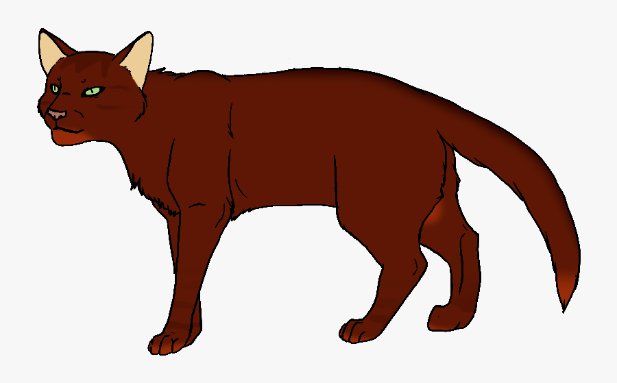 Clipart Cat Red - Red Brown Warrior Cat, Transparent Clipart