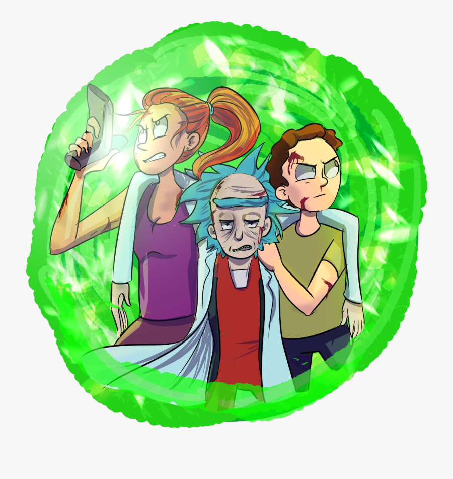 Alright Kids To Go - Rick And Morty In Jail, Transparent Clipart