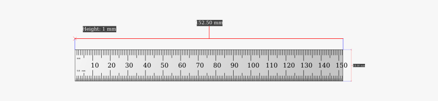 Shinwa 15cm Ruler - Marking Tools, Transparent Clipart