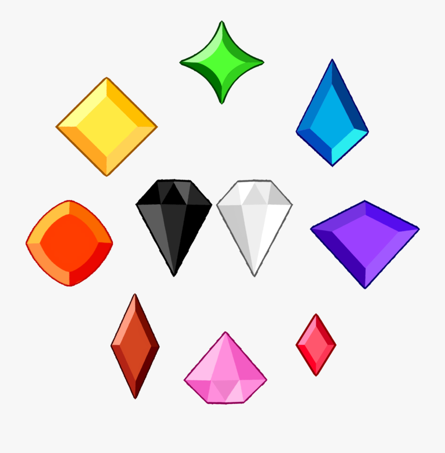 Diamonds And Fan Gems Su Pinterest Steven - Su Fan Gems, Transparent Clipart