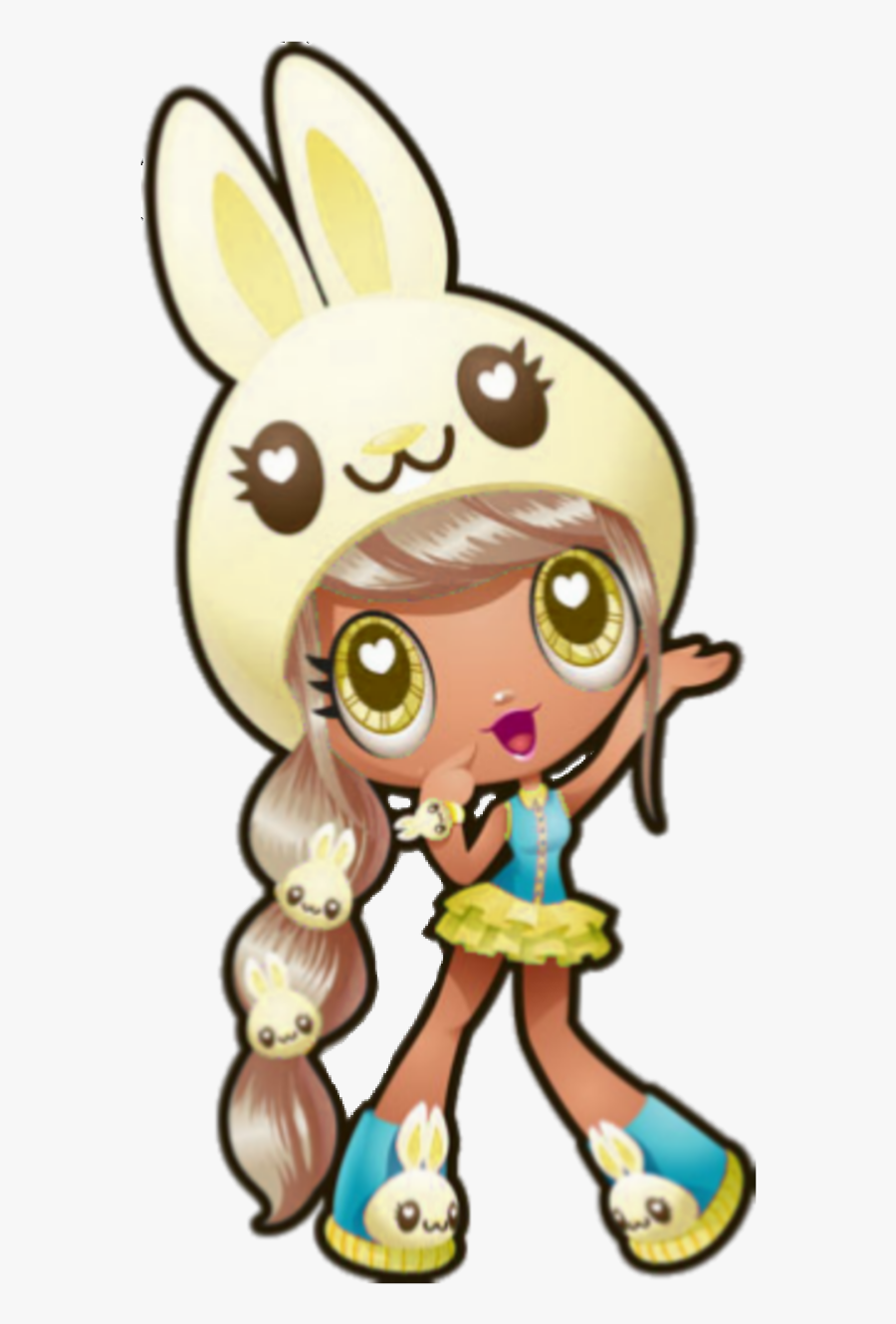 #golden Bunny Hop Hops - Sunny Bunny Kawaii Crush, Transparent Clipart