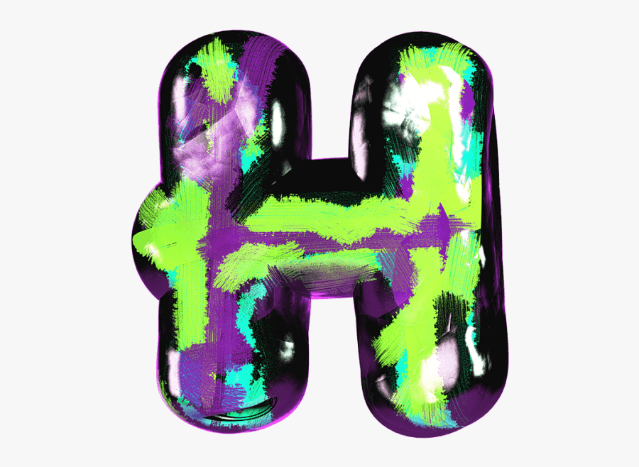 H Funky Letter Transparent , Free Transparent Clipart - ClipartKey