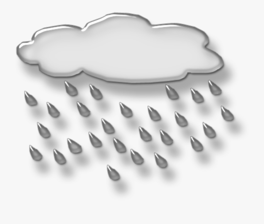 #ftestickers #clipart #cloud #rain #3deffect - Rain Cloud No Background, Transparent Clipart