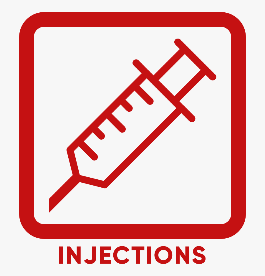 Treatment Icons Injections - Syringe Drawing Png, Transparent Clipart