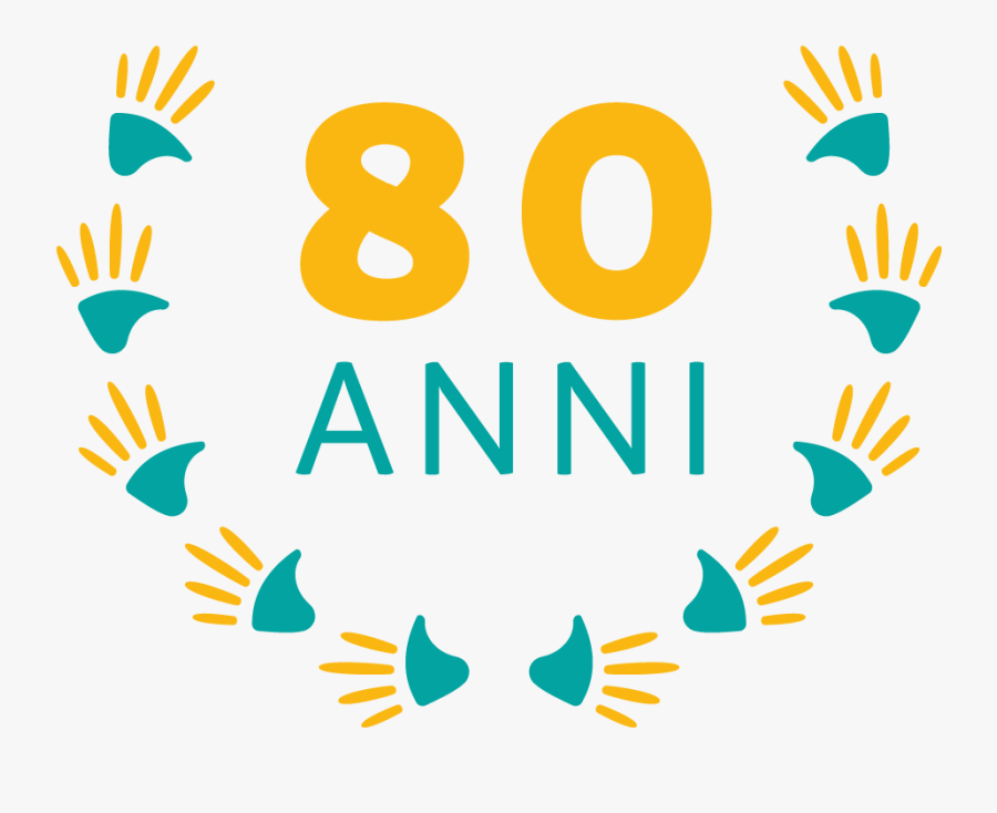 Logo 80° Anniversario, Transparent Clipart