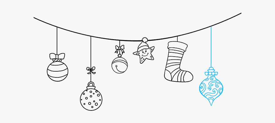 How To Draw Christmas Ornaments - Easy To Draw Christmas , Free ...