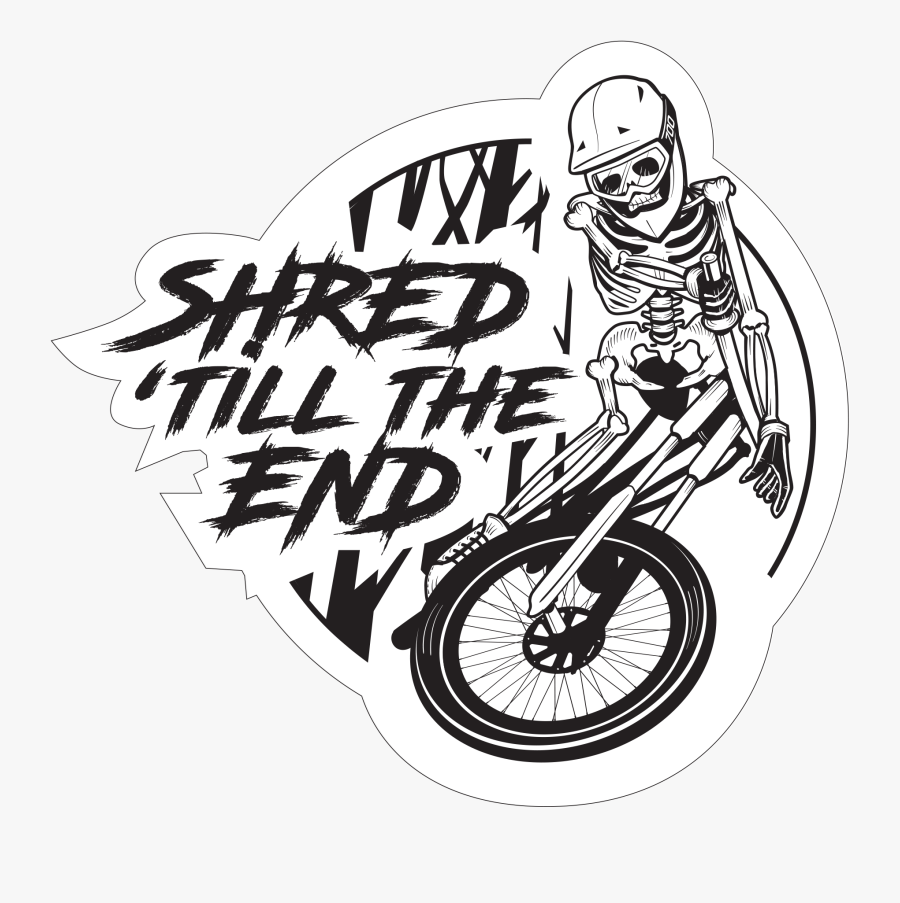 Shred Till The End - Street Unicycling, Transparent Clipart