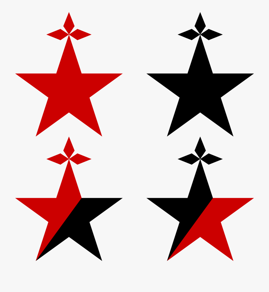 Shooting Star Clipart , Png Download - 2 Stars Black And White, Transparent Clipart