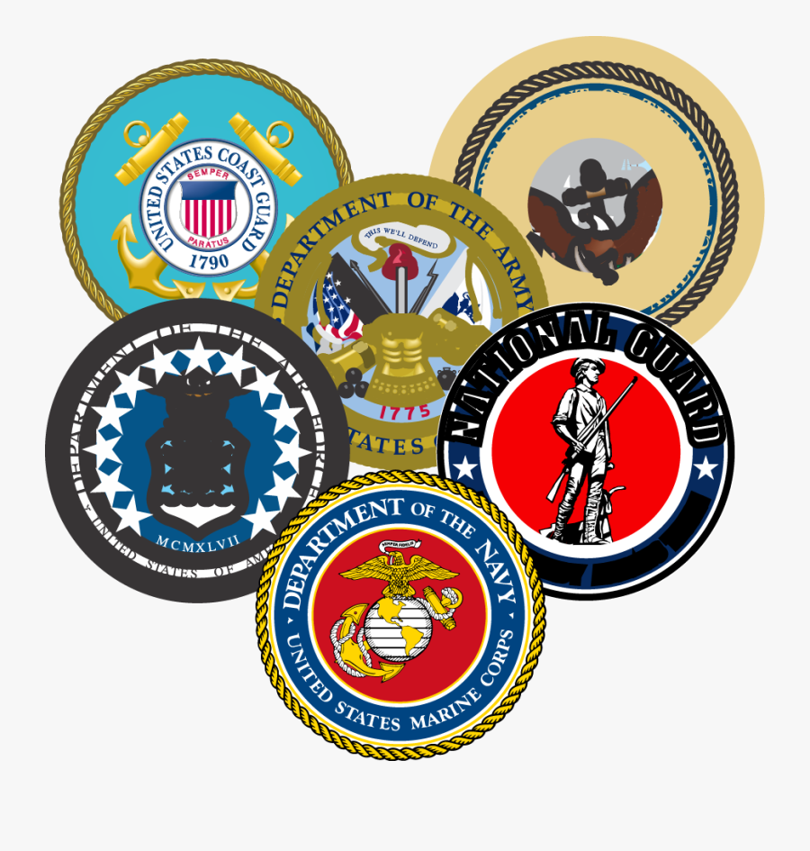 Military Seals Grouped - Marine Corps, Transparent Clipart