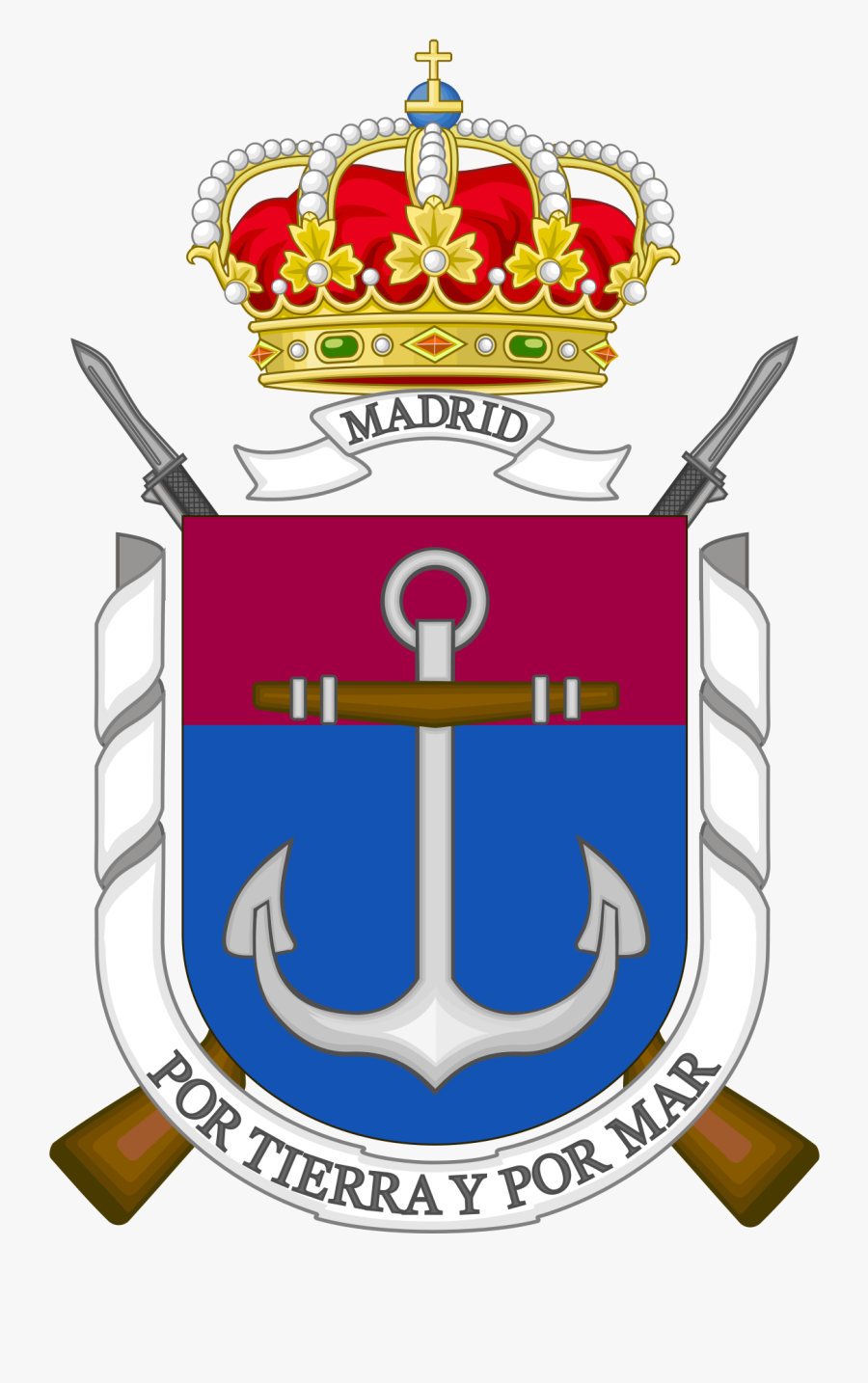 Spanish Navy Logo, Transparent Clipart