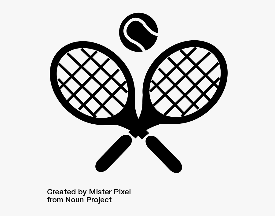 Crossed Tennis Racket Silhouette Free Transparent Clipart Clipartkey